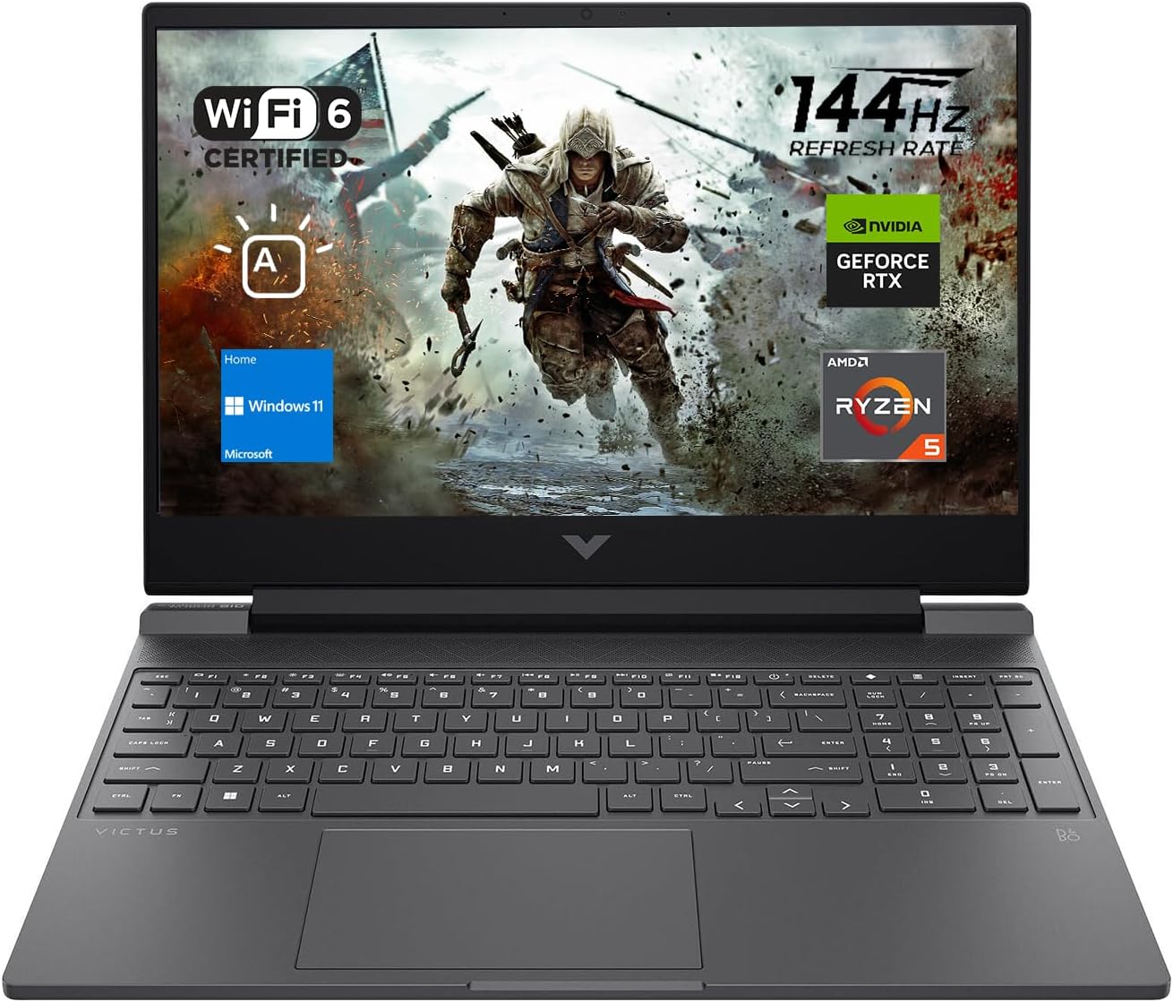 HP Victus 15.6- Intel Core i5, 16GB RAM, 512GB SSD- A2BZ7UA