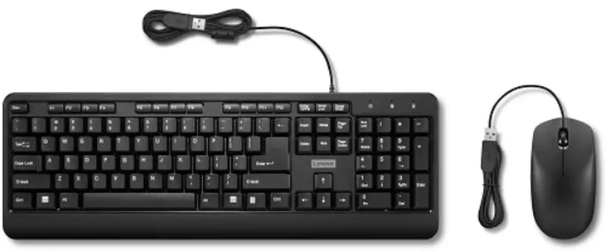 Lenovo 160 Wired Keyboard & Mouse Combo - GX31L52655