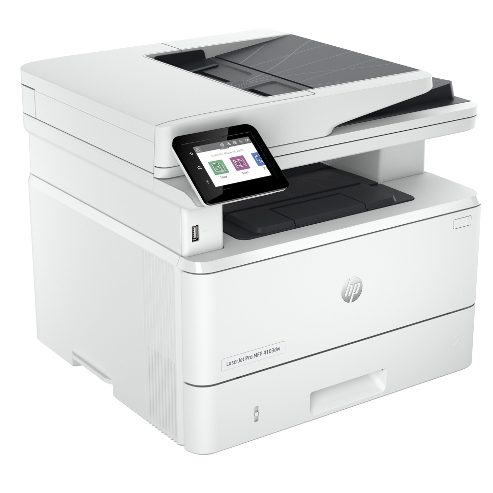 HP LaserJet Pro MFP 4103fdn Printer, Print, Copy, Scan, Fax - 2Z628A