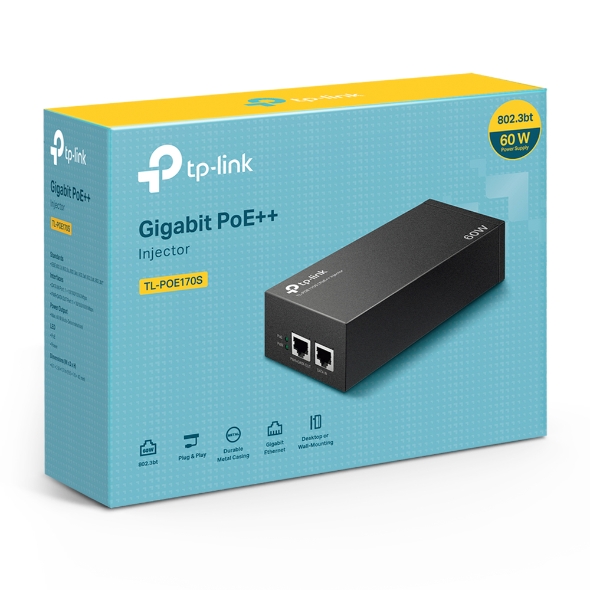 TP-Link PoE++ Injector (TL-POE170S)