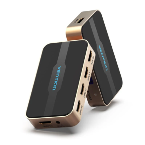 Vention 5 In 1 Out HDMI Switcher Black - ACDGO