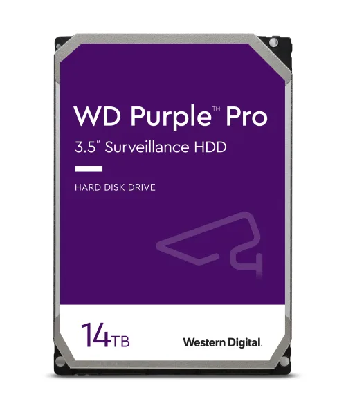 WD Purple Pro Surveillance HDD 14TB, 512MB, 7200rpm - WD141PURP
