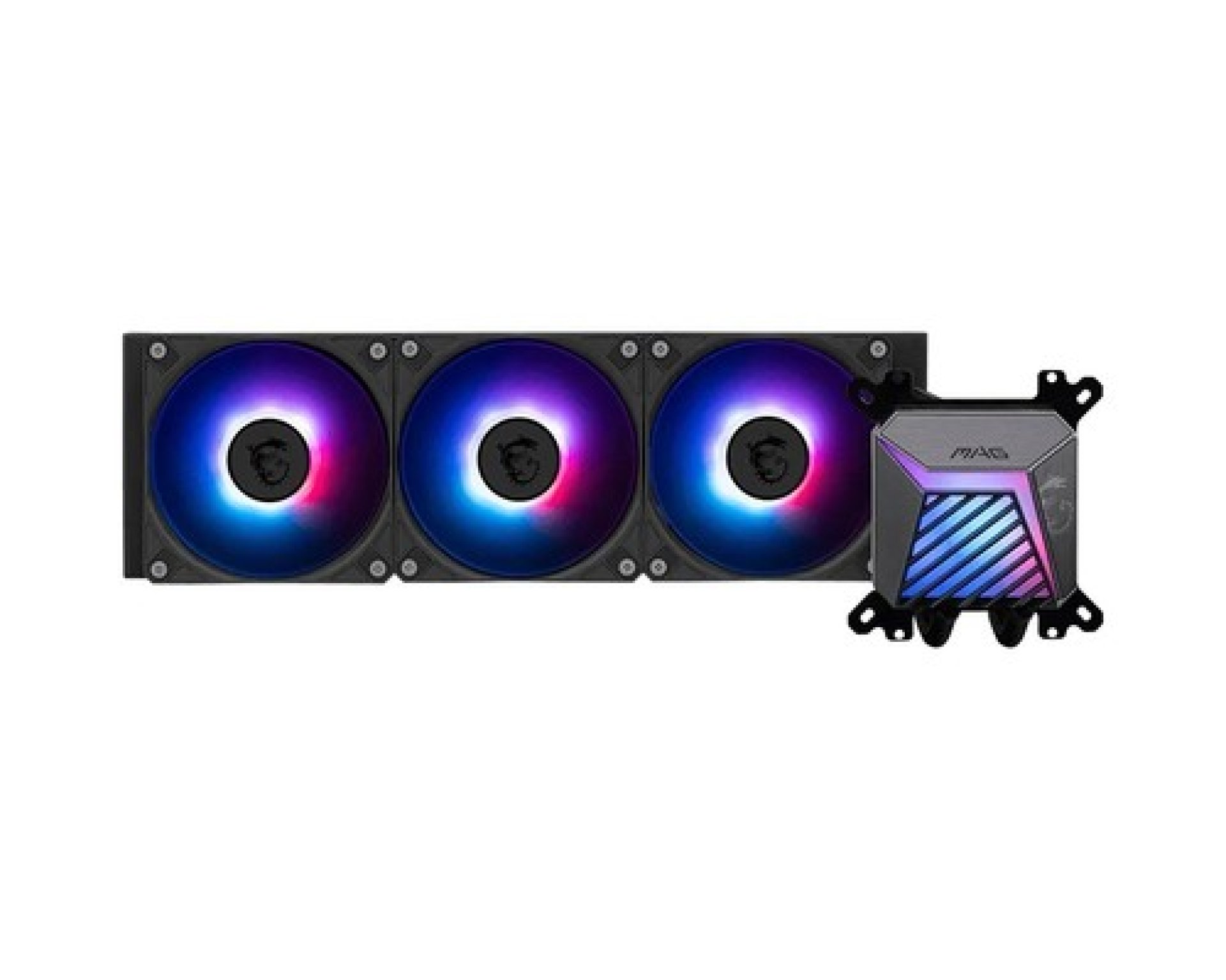 MSI MAG CORELIQUID A15 360- 360mm AIO (All-In-One) liquid CPU cooler -Black-306-7ZW9A11-L80