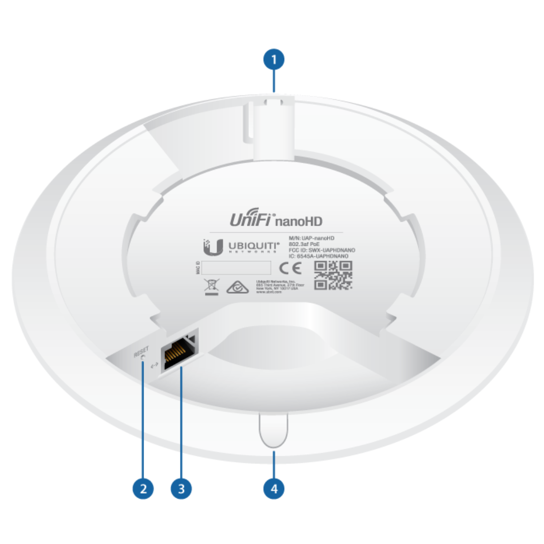Ubiquiti UniFi nanoHD Access Point – 4×4 MU-MIMO 802.11ac Wave 2 - UAP-nanoHD