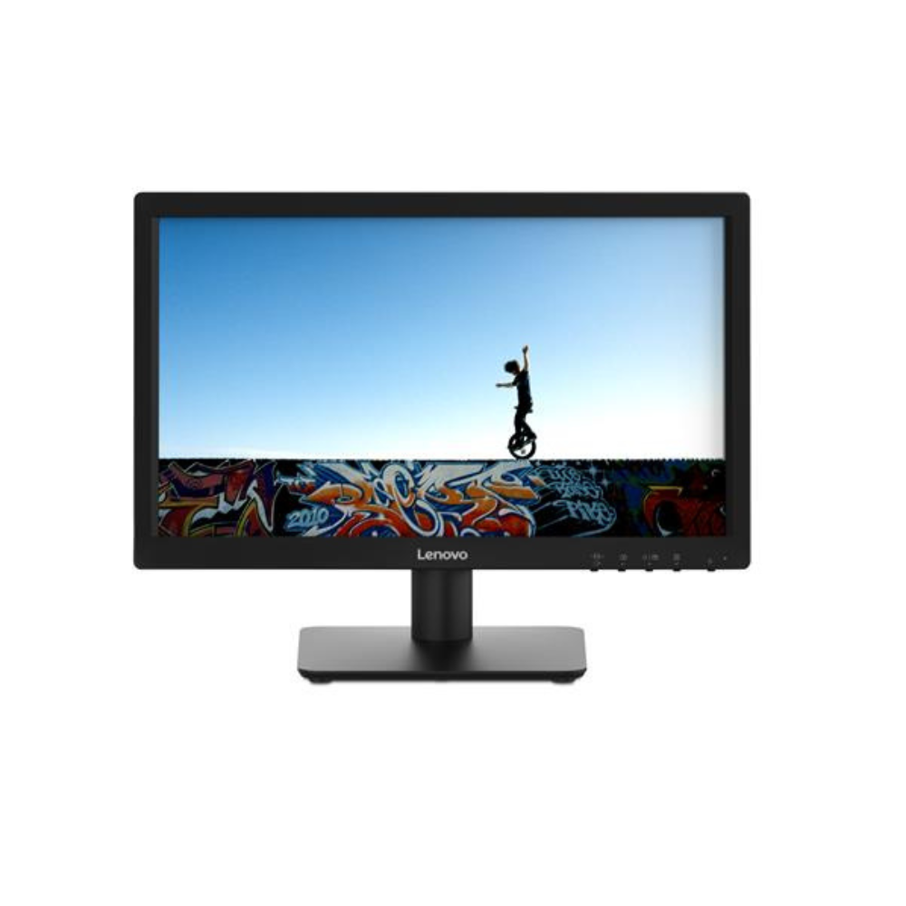 Lenovo D19-10 18.5" HD Monitor, Black, VGA, HDMI - 61E0KCT6EU
