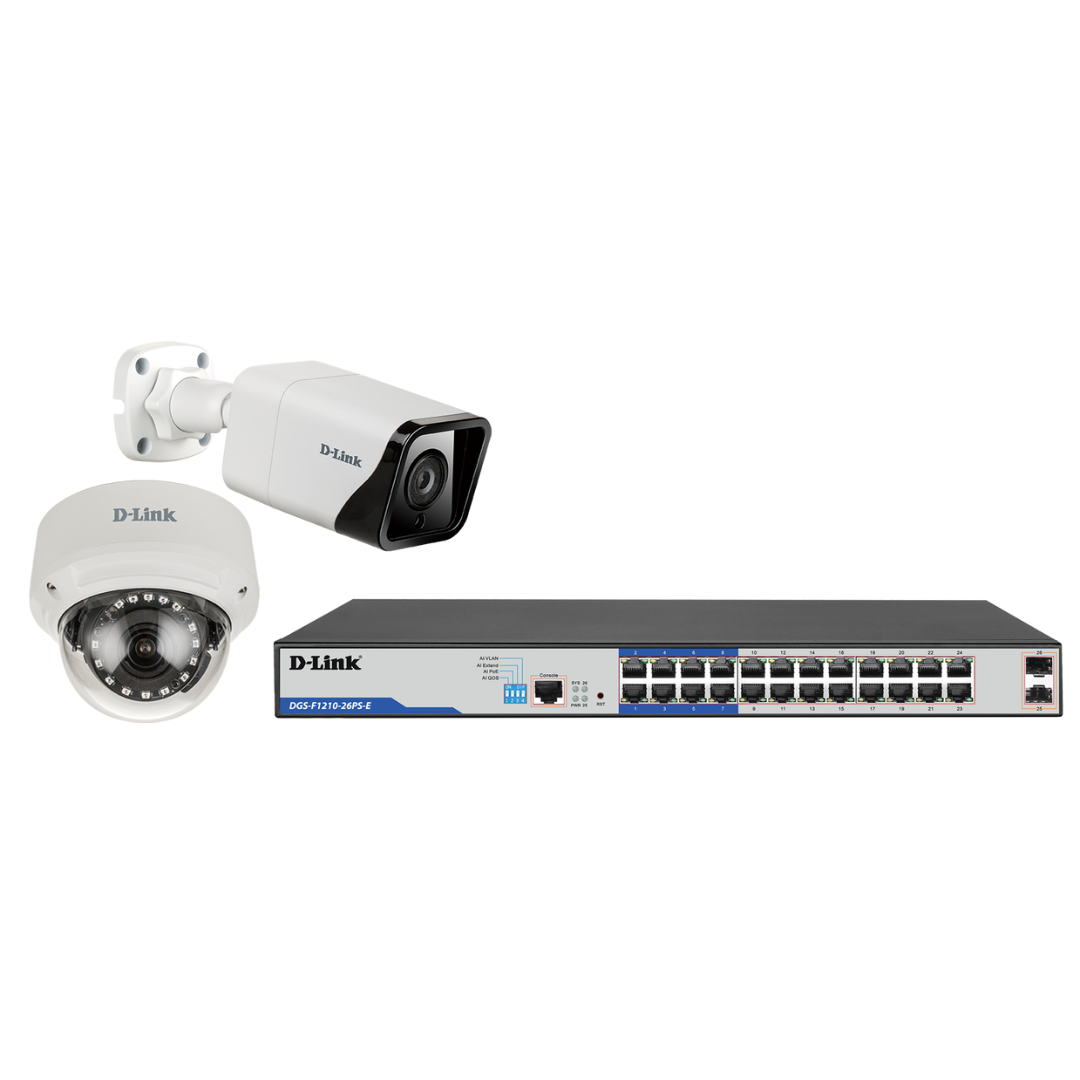 D-Link DGS-F1210-26PS 24-Port Managed Gigabit PoE Switch- DGS-F1210-26PS
