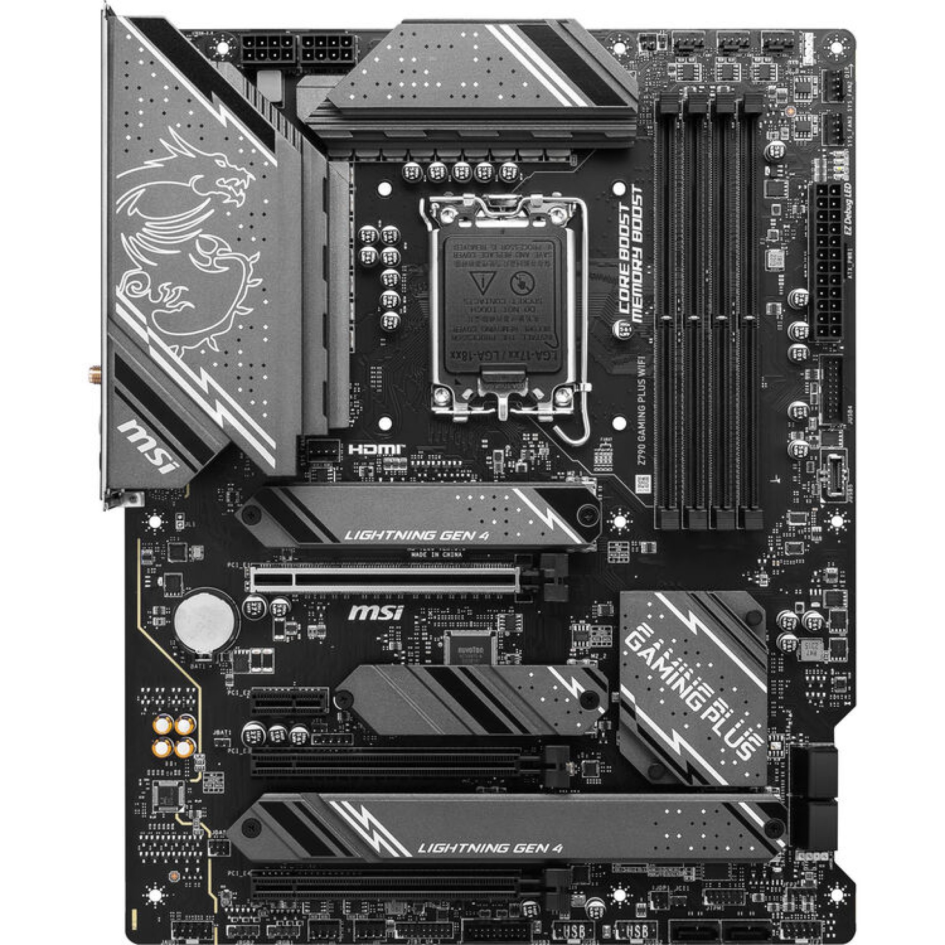MSI Z790 GAMING PLUS WIFI ATX motherboard(911-7E06-084)