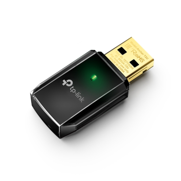 TP-Link AC600 Dual Band Wireless USB Adapter- TL-ARCHER T2U