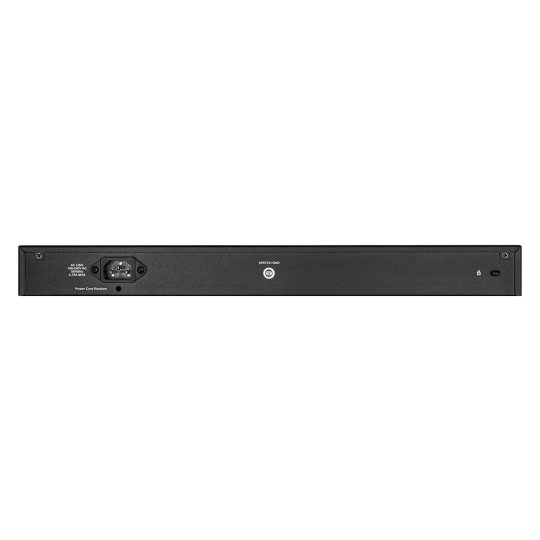 Dlink 48-Port 10/100/1000BaseT PoE + 4 Gigabit SFP ports Web Smart Switch, 370W PoE