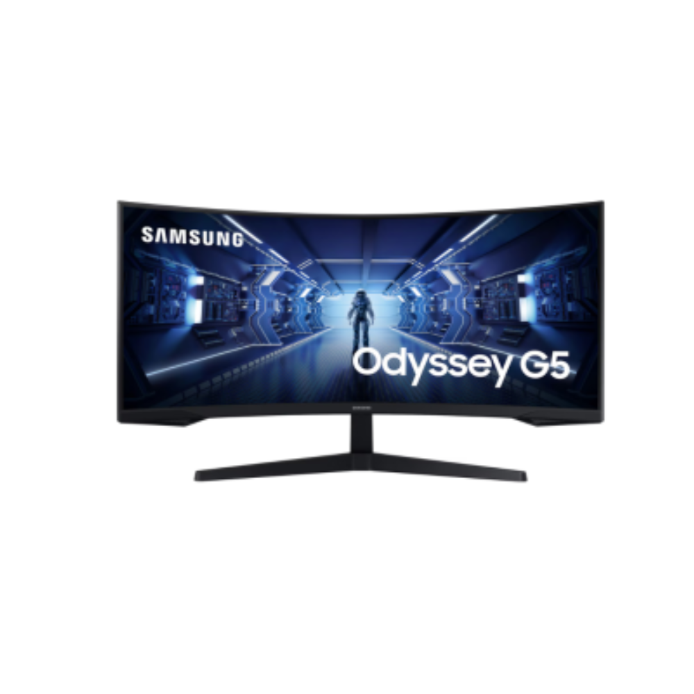 Samsung 34-inch Odyssey G5 Curved Gaming Monitor-LS34G55TWWPXXU