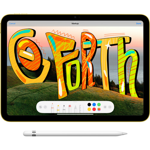 Apple iPad 10th Gen, A14 Chip, 64GB, Wi-Fi + Cellular - MQ6J3LL/A