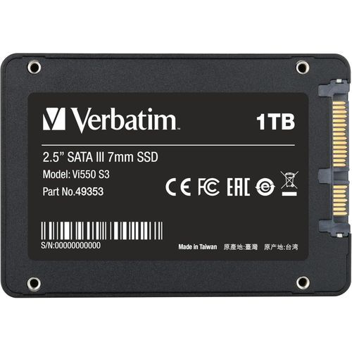 Verbatim 1TB Vi550 2.5″, Internal Solid State Drive SSD, VER-49353