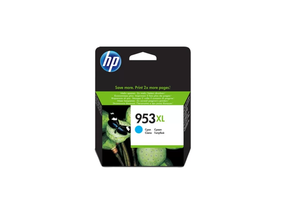 HP 953XL High Yield Cyan Ink Cartridge F6U16AE