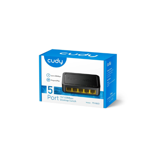 CUDY 5-PORT Gigabit plastic switch 5-FS105D