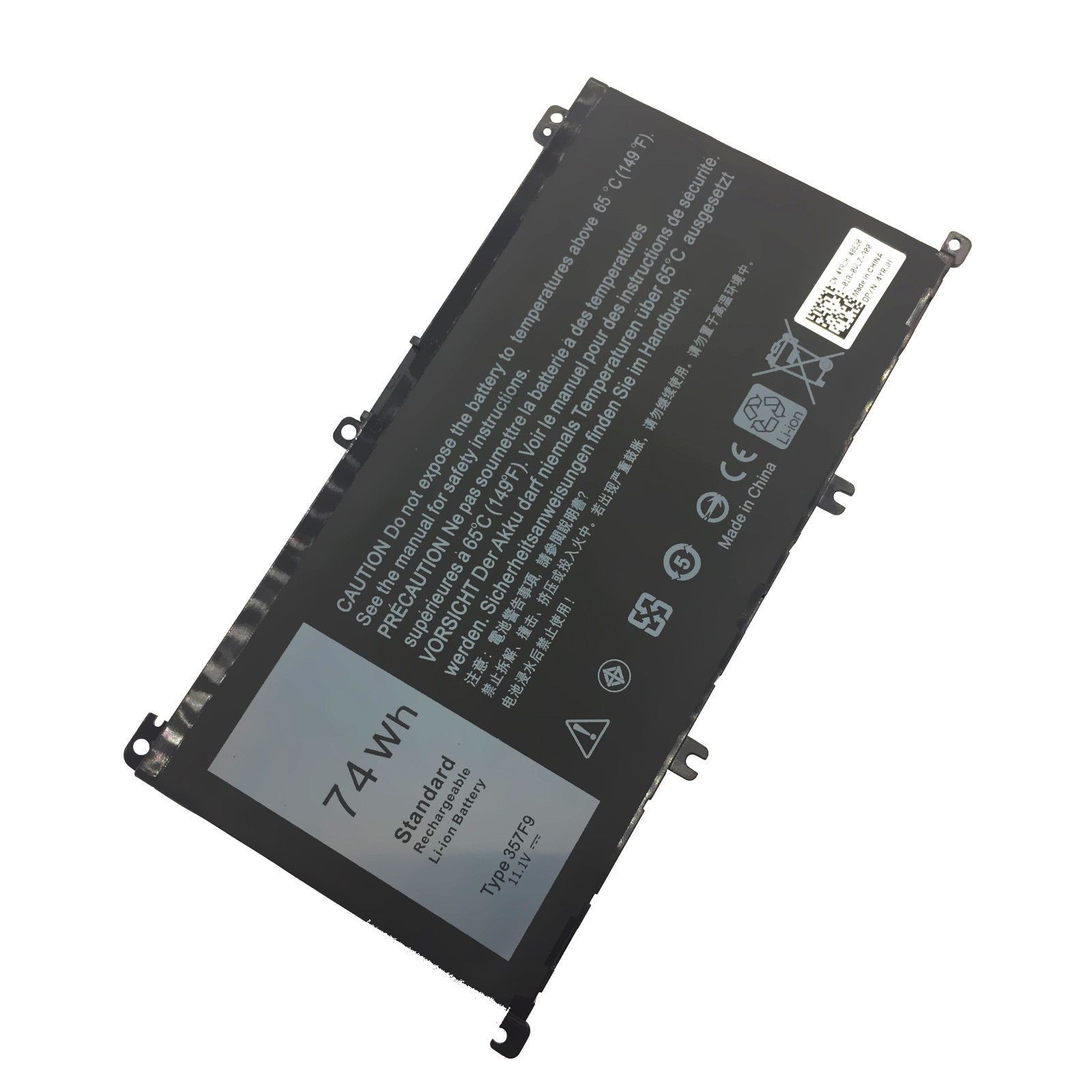 Original 74Wh Dell Inspiron 15 Gaming 7567 Battery - Reliable Power
