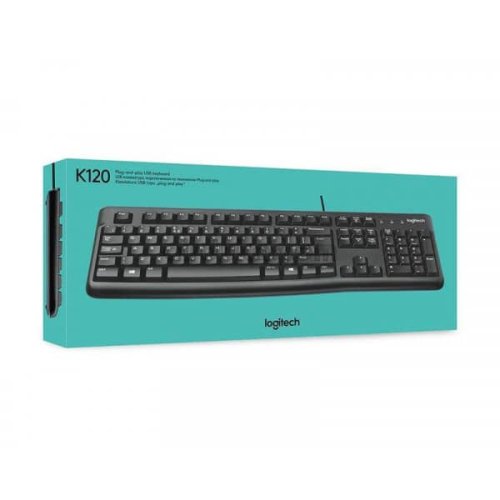 Logitech K120 Wired Keyboard KB Sequoia Black-920-002508