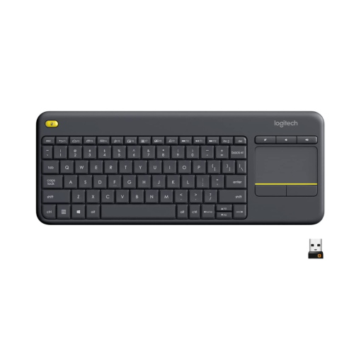 Logitech Wireless Touch Keyboard K400 Plus With Touchpad - Black - 920-007145