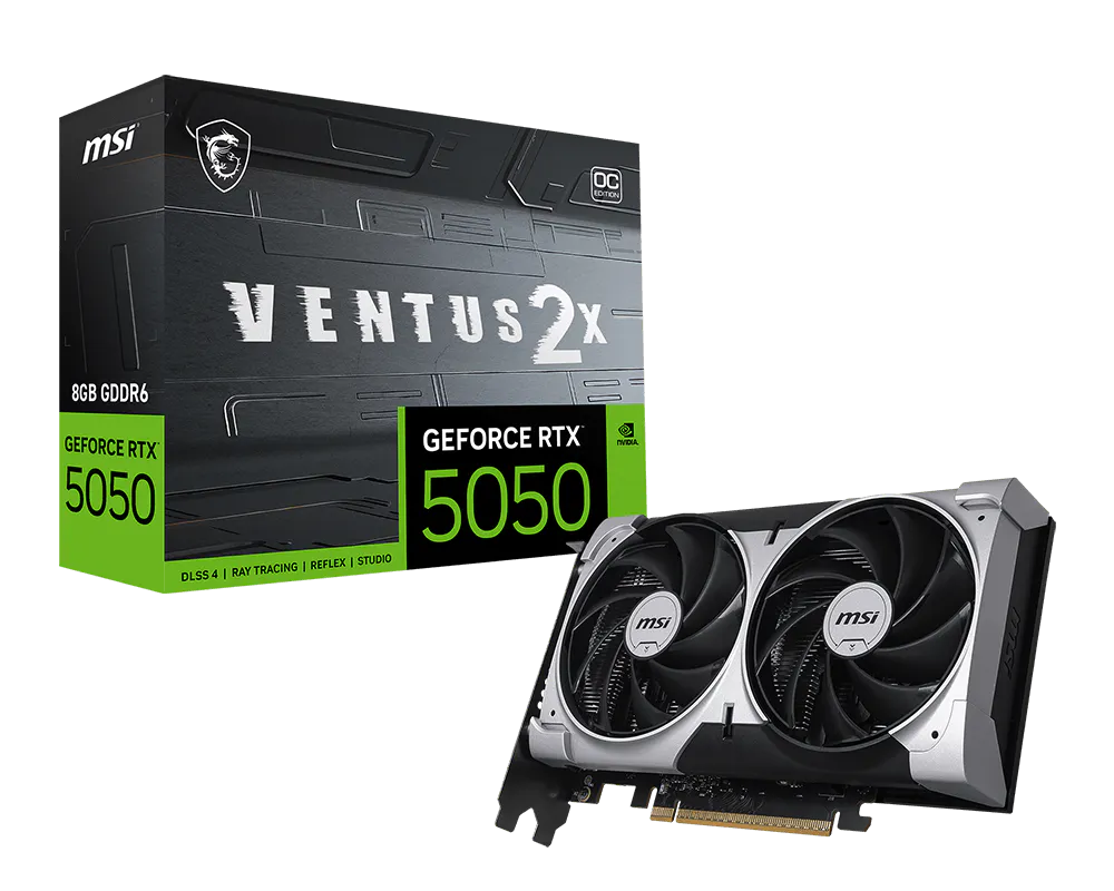 MSI GeForce RTX 5050 VENTUS 2X 8GB OC – 912-V538-010