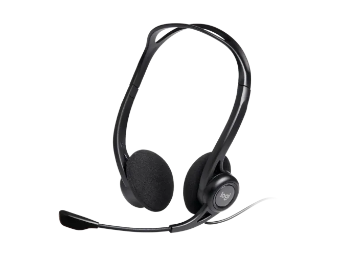 Logitech PC960 USB Headset with Noise-Cancelling Mic-981-000836