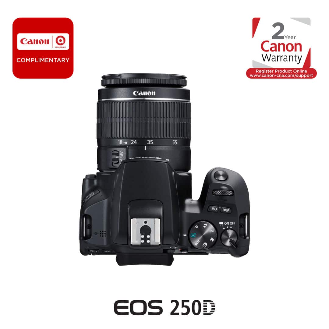 Canon EOS 250D DSLR Camera with 18-55mm f/4-5.6 IS STM Lens