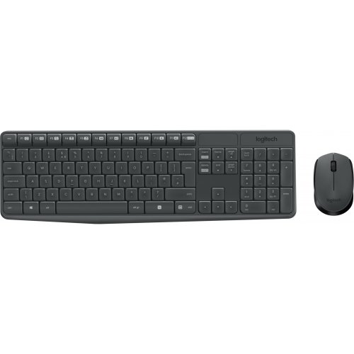 Logitech MK235  Wireless Keyboard + Mouse Black-920-007897
