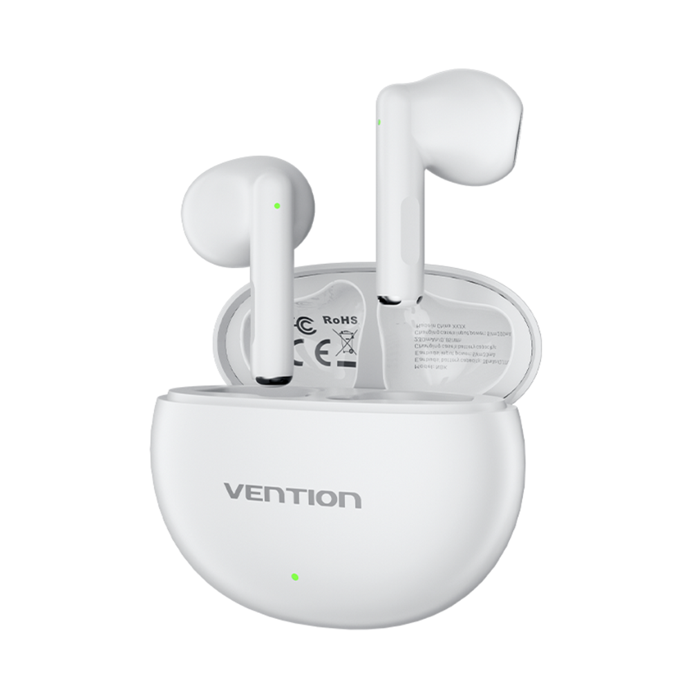 Vention True Wireless Bluetooth Earbuds Elf E06 White - NBKWO
