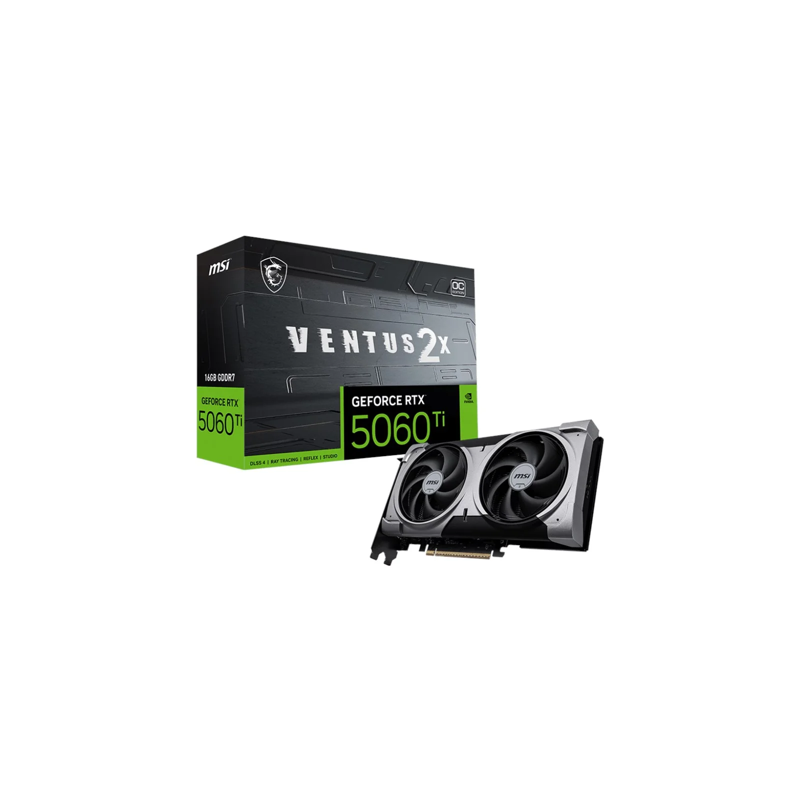 MSI GeForce RTX 5060 Ti 16GB VENTUS 2X PLUS – 912-V535-048