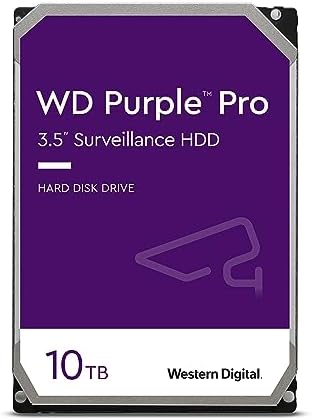 WD Purple Pro Surveillance HDD 10TB, 256MB- WD101PURP