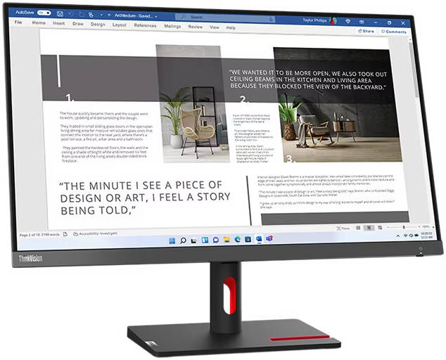 Lenovo ThinkVision S27i-30 27" FHD IPS Monitor-63DFKAT4UK