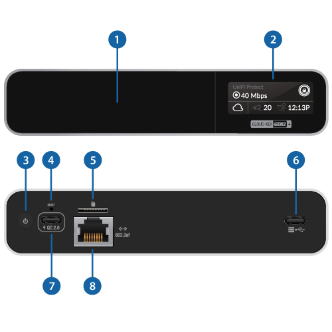 Ubiquiti UniFi Cloud Key Gen2 Plus- UCK-G2-PLUS