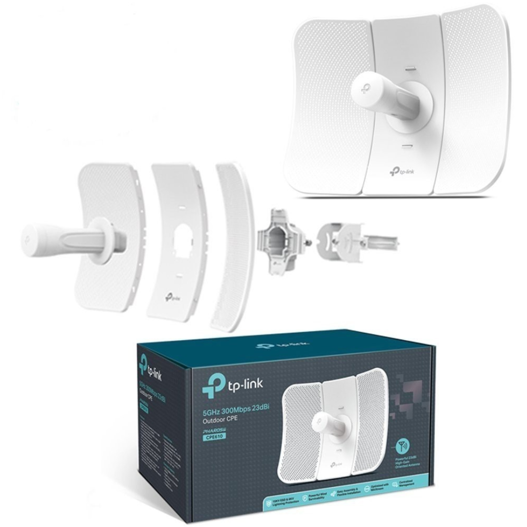 TP-Link CPE 5GHz 300Mbps 23dBi Outdoor CPE – TL-CPE610
