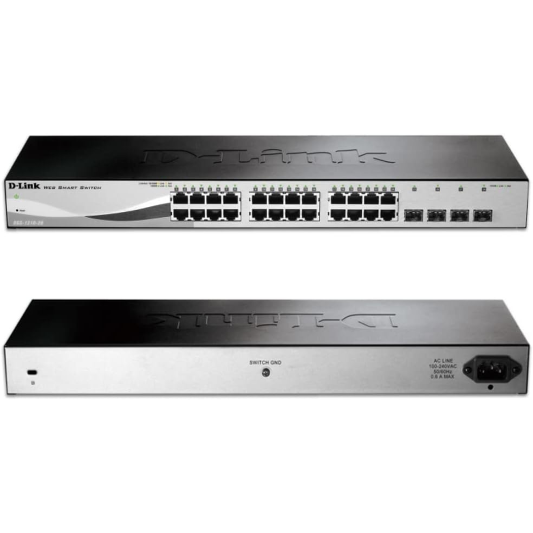 D-Link DGS-1210-28P 28-Port Gigabit PoE Switch- DGS-1210-28P