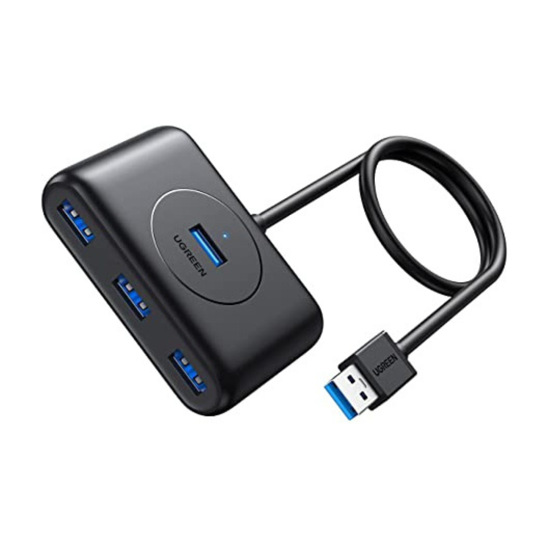 Ugreen 4-port Usb 3.0 Hub With Usb-c 1m Black—cr113—ug-40850
