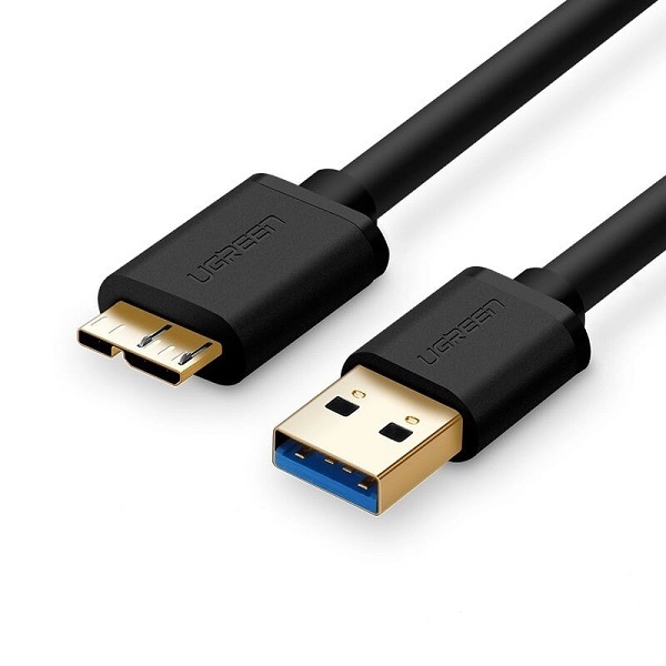 UGREEN USB-A 3.0 to Micro USB 3.0 Male Cable 0.5m–UG-10840