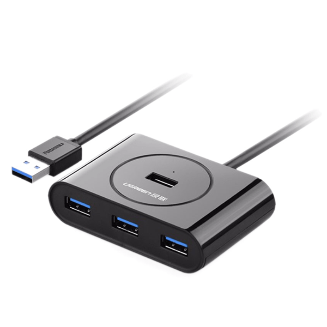 Ugreen 4-port Usb 3.0 Hub With Usb-c 1m Black—cr113—ug-40850