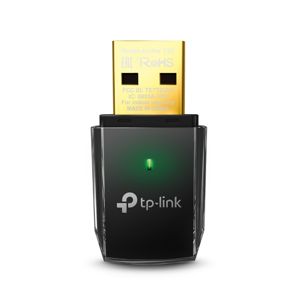 TP-Link AC600 Dual Band Wireless USB Adapter- TL-ARCHER T2U