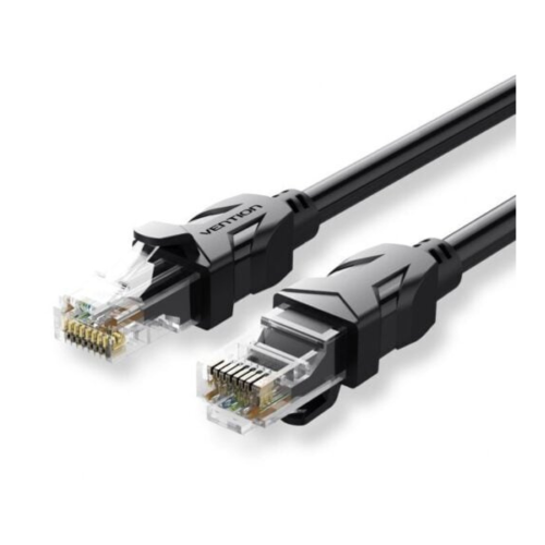 Vention Cat.6 UTP Patch Cable 0.5m Black-IBEBD