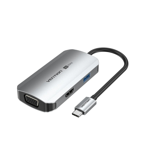 Vention USB-C 4-in-1 Docking Station 0.15m -TQAHB