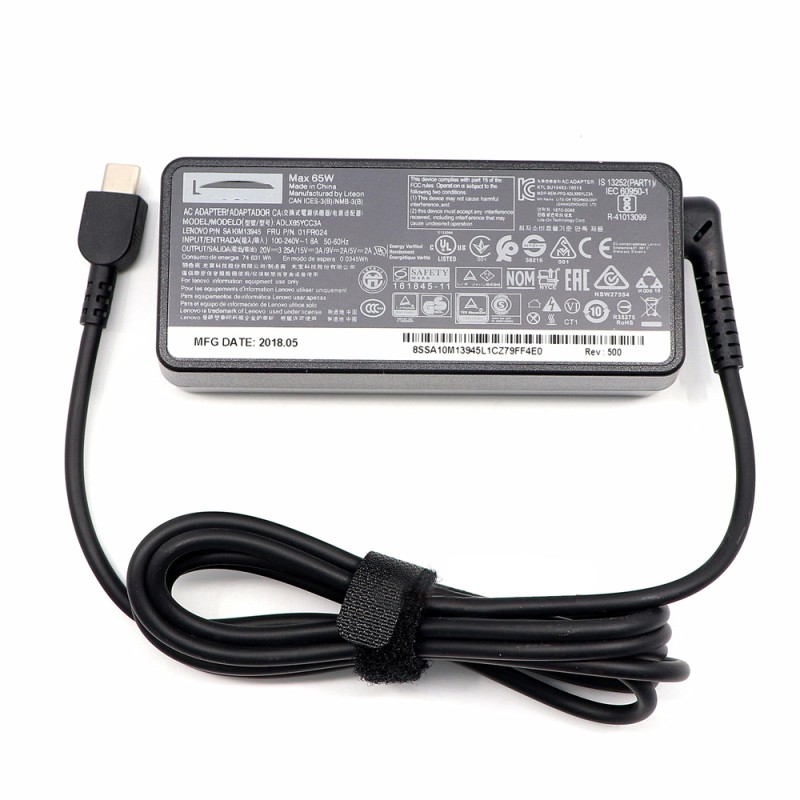 Lenovo V15 G4 AMN TCO (83CQ) 65W USB-C Power Adapter