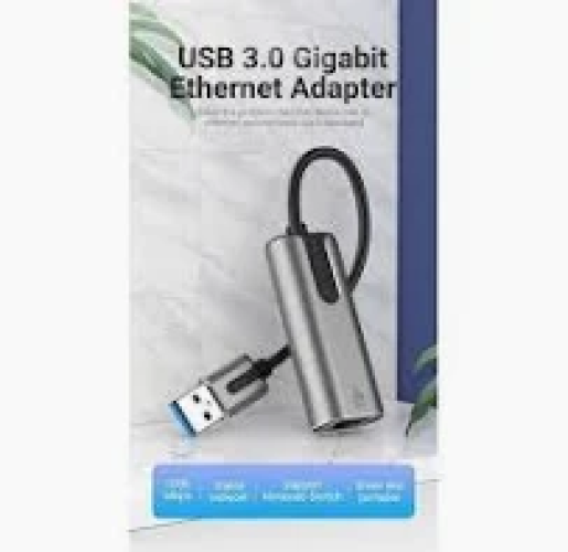Vention USB 3.0 to Gigabit Ethernet Adapter Gray 0.15M-CEZHB