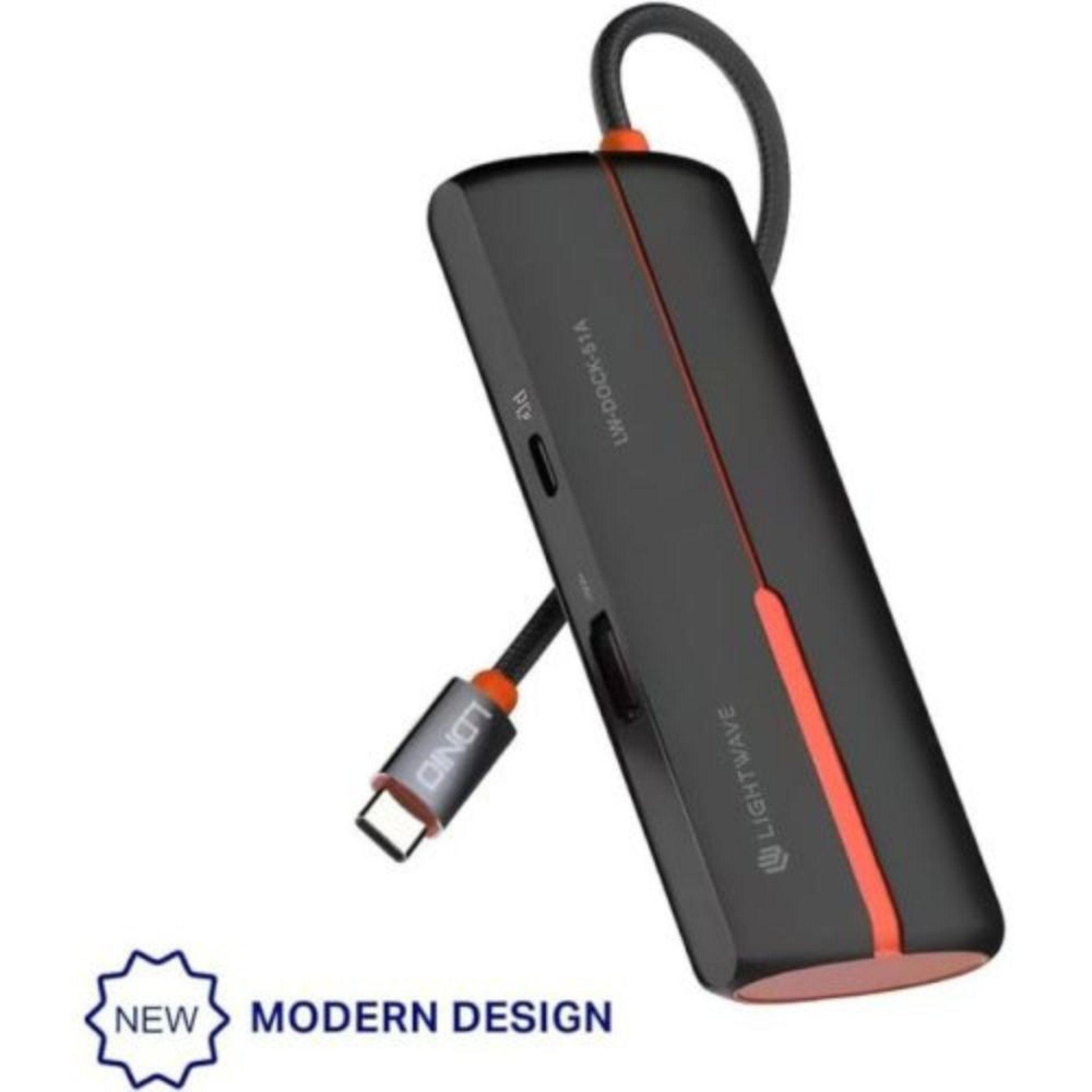 Light Wave USB-C 5-in-1 Docking Station-LW-DOCK-51A
