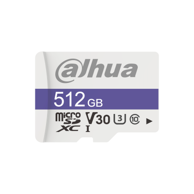 Dahua 512GB Class C10, U3, V30 MicroSD - DHI-TF-C100/512Gb