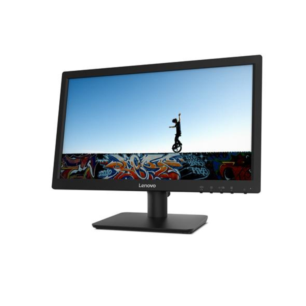 Lenovo D19-10 18.5" HD Monitor, Black, VGA, HDMI - 61E0KCT6EU