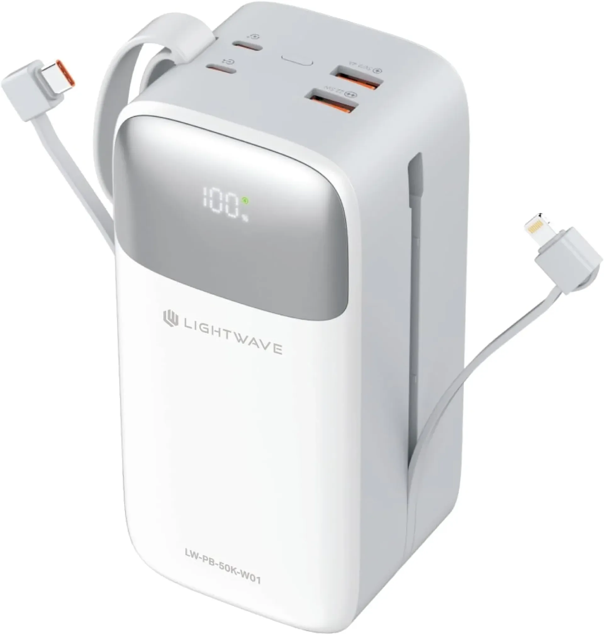 Lightwave 50000Mah W01 Mobile Power Bank-LW-PB-50K-W01