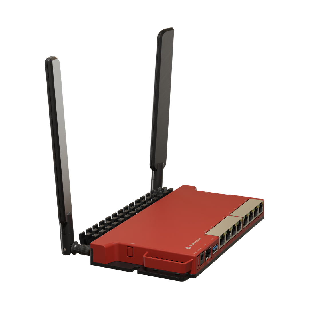 Mikrotik L009UiGS-2HaxD-IN Wireless Router, 2.4 GHz, Red