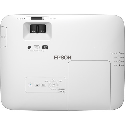 Epson EB-2250U Projector, WUXGA, 5000 Lumens - V11H871041